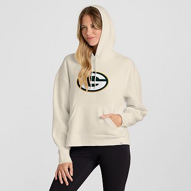 Women's Fanatics Cream Green Bay Packers Dove Legacy Pullover Hoodie