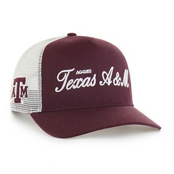 Unisex '47 Maroon Texas A&M Aggies Contemporary Basics Foundation Trucker Hitch Adjustable Hat