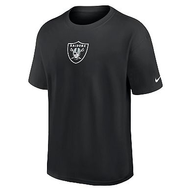 Men's Nike Black Las Vegas Raiders Dominate The Game Essential Max90 T-Shirt