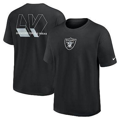 Men's Nike Black Las Vegas Raiders Dominate The Game Essential Max90 T-Shirt
