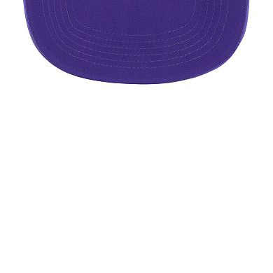 Men's '47 White/Purple Los Angeles Lakers Tribute Two-Tone Hitch Adjustable Hat
