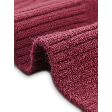 Jess by Meiko Women''s Ruffle Collar Cable Knit Cardigan