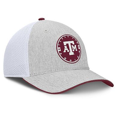 Men's Fanatics Heather Gray Texas A&M Aggies Trigger Flex Hat