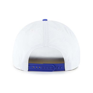 Men's '47 White/Royal Golden State Warriors Tribute Two-Tone Hitch Adjustable Hat