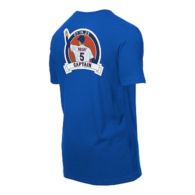 Men's New Era David Wright Royal New York Mets Retired Player Graphic T-Shirt