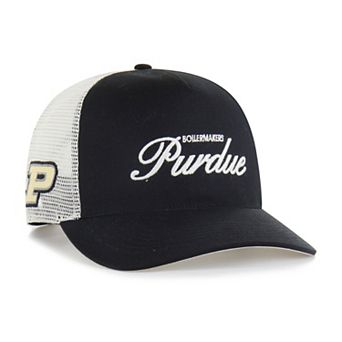 Unisex '47 Black Purdue Boilermakers Contemporary Basics Foundation Trucker Hitch Adjustable Hat