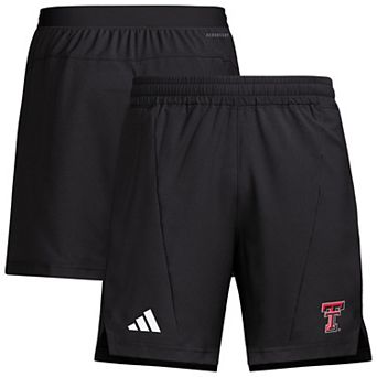 Men's adidas Black Texas Tech Red Raiders Program Woven Training Shorts