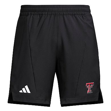 Men's adidas Black Texas Tech Red Raiders Program Woven Training Shorts