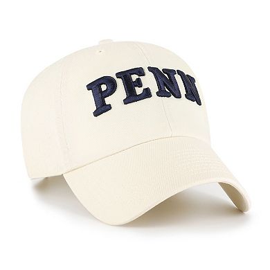 Men's '47 Sand Pennsylvania Quakers Clean Up Adjustable Hat