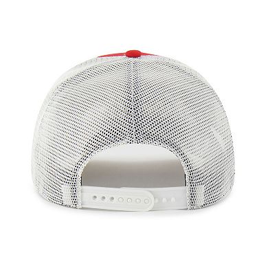 Unisex '47 Red Wisconsin Badgers Contemporary Basics Foundation Trucker Hitch Adjustable Hat