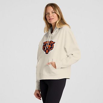 Women's Fanatics Cream Chicago Bears Dove Legacy Pullover Hoodie