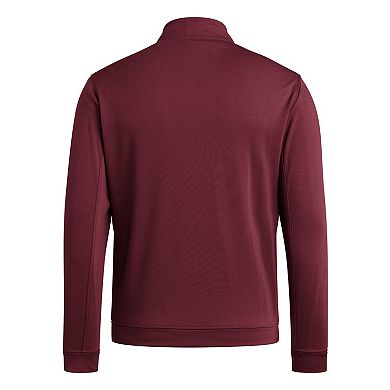 Men's adidas Maroon Mississippi State Bulldogs Elevated Tri-Blend Quarter-Zip Pullover