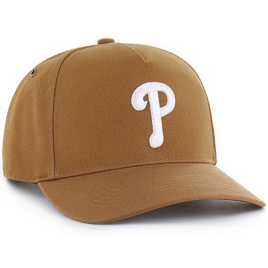 Men's Carhartt x '47 Brown Philadelphia Phillies Hitch Adjustable Hat