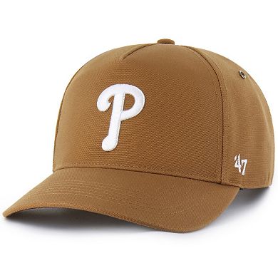 Men's Carhartt x '47 Brown Philadelphia Phillies Hitch Adjustable Hat