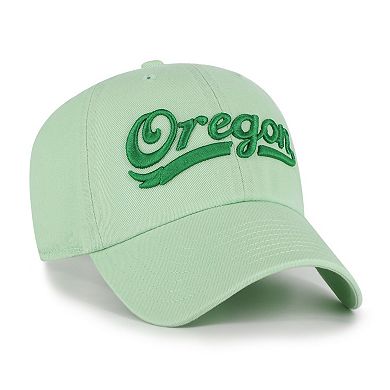 Men's '47 Light Green Oregon Ducks Clean Up Adjustable Hat
