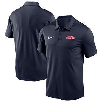 Men's Nike Navy Ole Miss Rebels Victory Solid Performance Polo