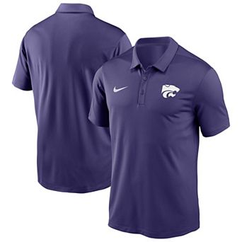 Men's Nike Purple Kansas State Wildcats Victory Solid Performance Polo
