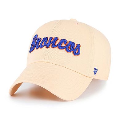 Men's '47 Light Orange Boise State Broncos Vault Clean Up Adjustable Hat