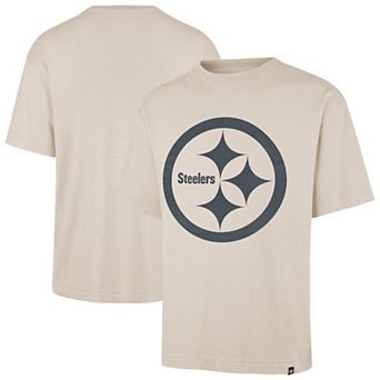 Men's '47 Tan Pittsburgh Steelers Bouldering Imprint Ravine Foundation T-Shirt