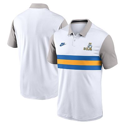 アメフト ゴルフ UCLA BRUINS ポロシャツ ホワイト Sサイズ【新品】 アメフト ゴルフ UCLA BRUINS ポロシャツ ホワイト Sサイズ【新品