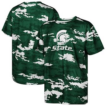 Youth Green Michigan State Spartans Scrimmage Sublimated T-Shirt
