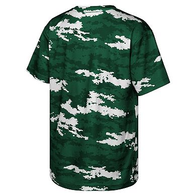Youth Green Michigan State Spartans Scrimmage Sublimated T-Shirt