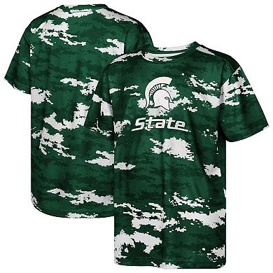 Youth Green Michigan State Spartans Scrimmage Sublimated T-Shirt