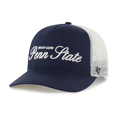 Unisex '47 Navy Penn State Nittany Lions Contemporary Basics Foundation Trucker Hitch Adjustable Hat