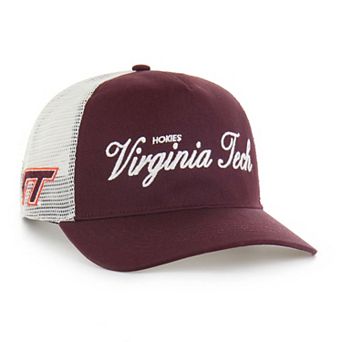 Unisex '47 Maroon Virginia Tech Hokies Contemporary Basics Foundation Trucker Hitch Adjustable Hat