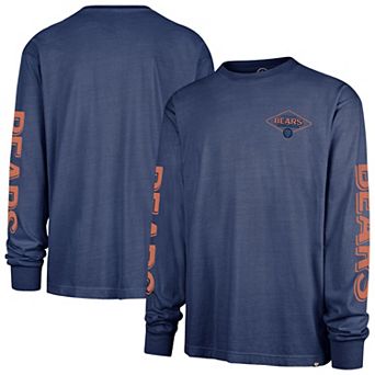 Men's '47 Navy Chicago Bears Cairn Ravine Foundation Long Sleeve T-Shirt