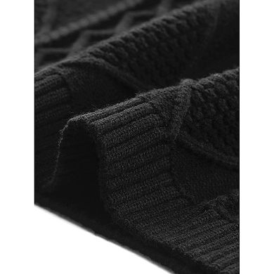 Women's Ribbed Knit Midi Skirts Elastic High Waist Stretchy Pencil Casual Sweater Skirt