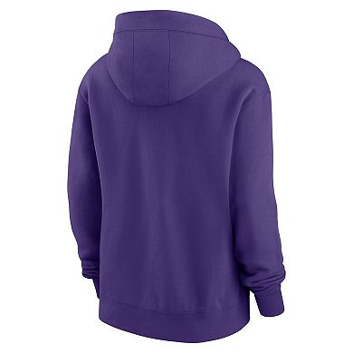 Women's Nike Purple Minnesota Vikings Phoenix Rewind Full-Zip Hoodie