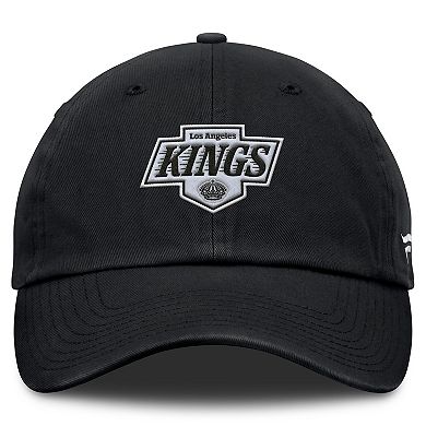 Men's Fanatics Black Los Angeles Kings Primary Logo Adjustable Hat