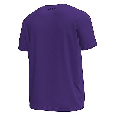 Men's Under Armour Purple Northwestern Wildcats Stack Stretch Performance T-Shirt