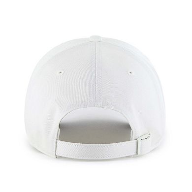 Men's '47 White LSU Tigers Contemporary Basics Foundation Clean Up Adjustable Hat