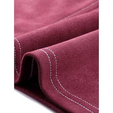 Jess by Meiko Women's Sleeveless Faux Suede Mini Dress