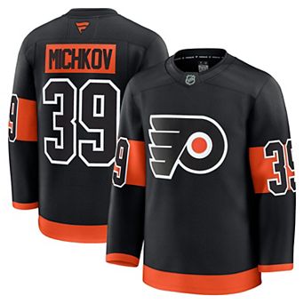 Men's Fanatics Matvei Michkov Black Philadelphia Flyers Alternate Premium Jersey