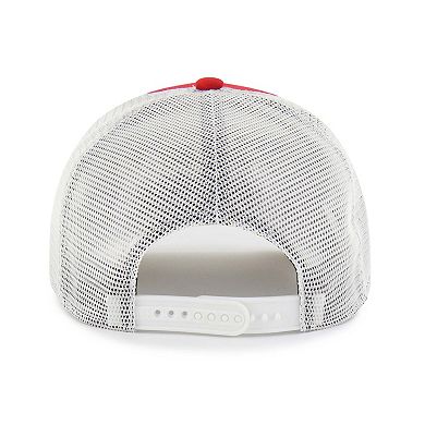 Unisex '47 Red NC State Wolfpack Contemporary Basics Foundation Trucker Hitch Adjustable Hat