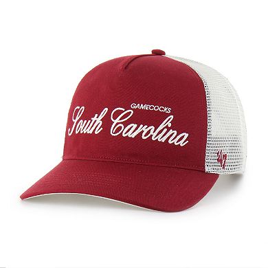 Unisex '47 Garnet South Carolina Gamecocks Contemporary Basics Foundation Trucker Hitch Adjustable Hat