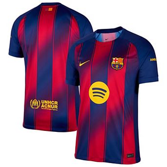 Men's Nike Navy Barcelona 2025/26 Home Replica Jersey