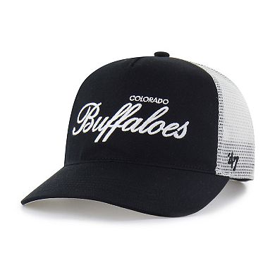 Unisex '47 Black Colorado Buffaloes Contemporary Basics Foundation Trucker Hitch Adjustable Hat