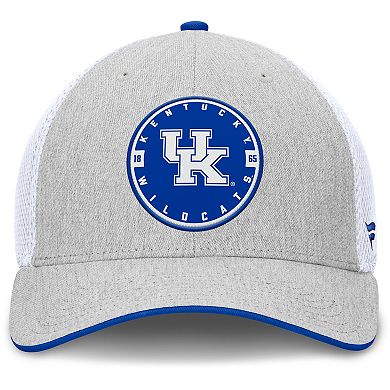 Men's Fanatics Heather Gray Kentucky Wildcats Trigger Flex Hat