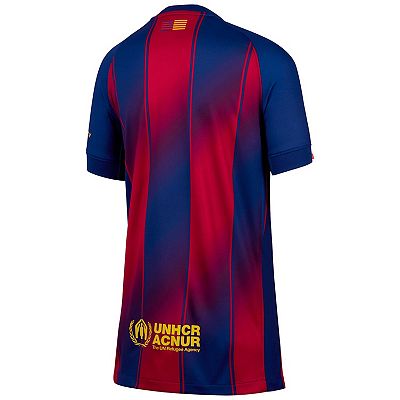 Youth Nike Blue Barcelona 2025/26 Home Replica Jersey