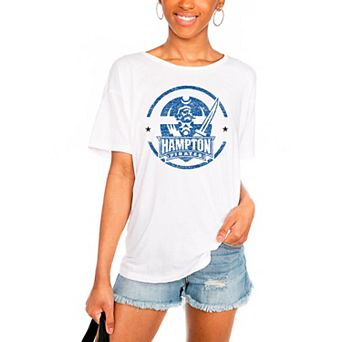 Women's White Hampton Pirates End Zone Easy T-Shirt