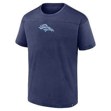 Men's Fanatics Navy Denver Broncos Mini Tonal T-Shirt