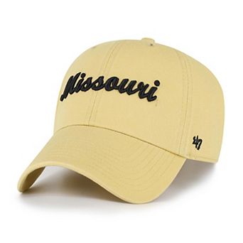 Men's '47 Light Gold Missouri Tigers Vault Clean Up Adjustable Hat