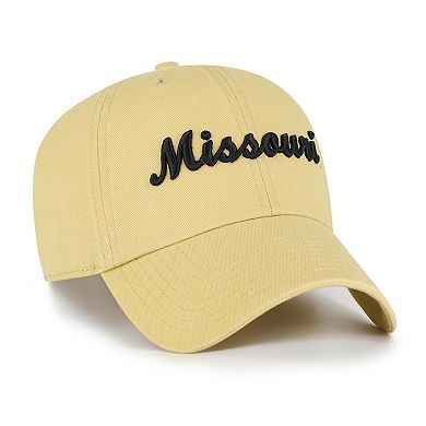 Men's '47 Light Gold Missouri Tigers Vault Clean Up Adjustable Hat