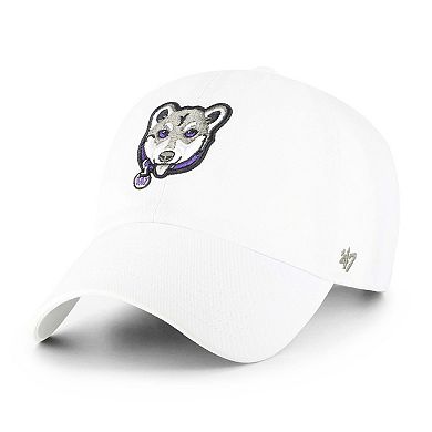 Men's '47 White Washington Huskies Clean Up Adjustable Hat