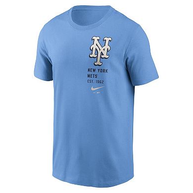 Men's Nike Light Blue New York Mets Record Shattered T-Shirt