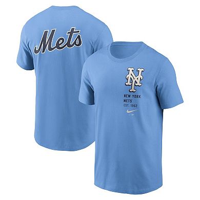 Men's Nike Light Blue New York Mets Record Shattered T-Shirt